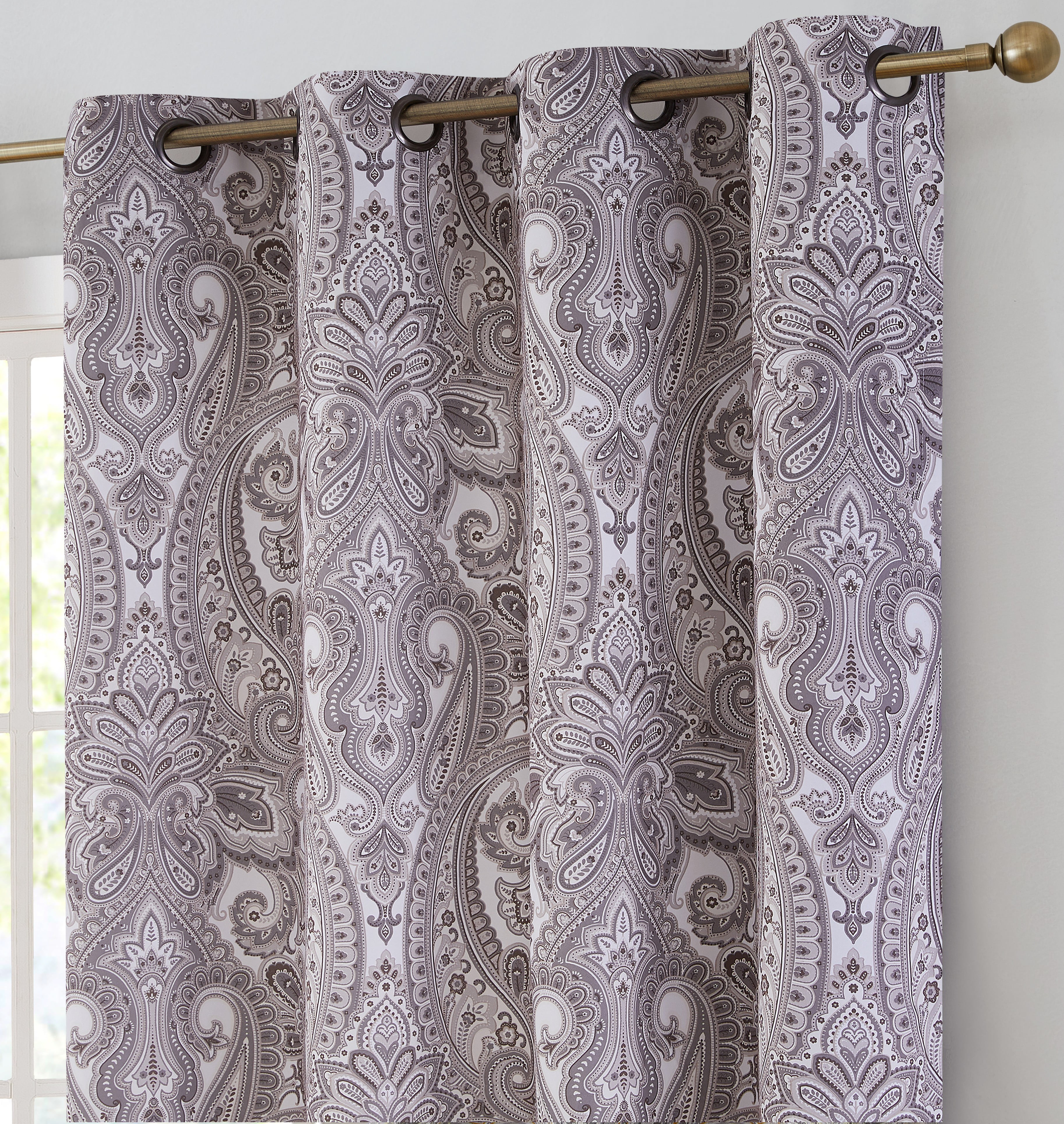 BLOCKOUT Lined Curtains THERMAL Ready Made EYELET Ring Top Energy Saving PAIR 