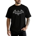 thumbnail image 3 of DadMan Shirt for Men Funny Dad T-Shirt with Gray Bat Graphic Black Shirt Adult Large, 3 of 5