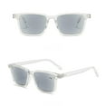 thumbnail image 2 of Men's Tinted Grey Reading Glasses Women's Square Classic Transparent Readers Sunglasses UV400 +1.00, 2 of 4