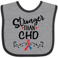 thumbnail image 3 of Inktastic Chd Awareness Month Ribbon Boys or Girls Baby Bib, 3 of 4