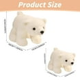thumbnail image 3 of LGHDIWN Plush Toys Polar Bear 3.9 inch Plush Toy - Soft and Cuddly White Stuffed Animal Bear, Mini Arctic Teddy Bear for Kids, & Toddlers, Ideal Winter Gift or Birthday Surprise, 3 of 8