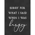 thumbnail image 2 of Lettered And Lined 25x32 Black Ornate Wood Framed with Double Matting Museum Art Print Titled - I Was Hungry, 2 of 4
