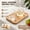 Rectangle, variant on Small Wooden Serving Tray Salad Plates 3.9x7.1 inch Mini Appetizer Plates for Fruit Cookies Bread Vegetable Dessert Snacks Platter