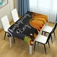 thumbnail image 7 of SKYSONIC Thanksgiving Pumpkin Tablecloth Waterproof Washable Polyester Square Table Cover Durable Tablecloth for Kitchen Dining Table Party Decor (60 X 90 Inch), 7 of 7