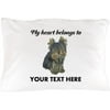 Cafepress Personalized Custom Yorkshire Terrier Pillow Case