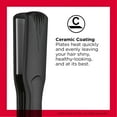 thumbnail image 3 of Revlon Essentials Ceramic 1-1/2" Flat Iron, Black, 3 of 7