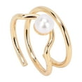 thumbnail image 3 of Anillo para uñas con diamantes de imitación, elegante y simple de cobre galvanizado, anillos para nudillos, joyería para mujeres y niñas con diseño exquisito, manicura, 3 of 7