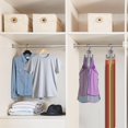 thumbnail image 4 of 2Pcs Tank Top Hanger, Rotatable Bra Hangers for Closet Organizer, Max 48 Storage Capacity Belt Hanger, Plastic Space Saving Closet Organizers Apartment Dorm Essentials for Bra Tank Top Belt Tie, Grey, 4 of 7