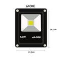 thumbnail image 3 of Reflector exterior 50W luz blanca Mil Luces REFLEC LED 50W 6400K, 3 of 4