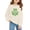 Beige, variant on Otqutp Kids Crewneck Sweatshirt Girls Thin Pullover Sweatshirts St Patricks Day Casual Long Sleeved Shirt Teens Shamrock Print Tops