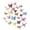 Mixed 24 PCS, variant on 24 Pcs Butterfly Wall Decor,3D Butterflies Stickers,Plastic Artificial Magnetic Butterfly Decor,Butterfly Wall Decals,Realistic Plastic Butterfly Wall Stickers,Removable Home Decor,Mixed 24 PCS