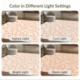 thumbnail image 7 of ODIKA 8'x10' Ultra-Soft Area Rug, Preppy Kawaii Checkered Plaid Starburst Motifs Cute Scattered Pink Flowing None Washable, Bare feet friendly, Silk-Touch for Bedroom, Under Sectional, 7 of 7