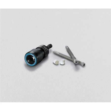 

Starborn Pro Plug No. 10 x 2 in. Star Trim Head Epoxy Coated Carbon Steel Deck Screws & Plugs Kit