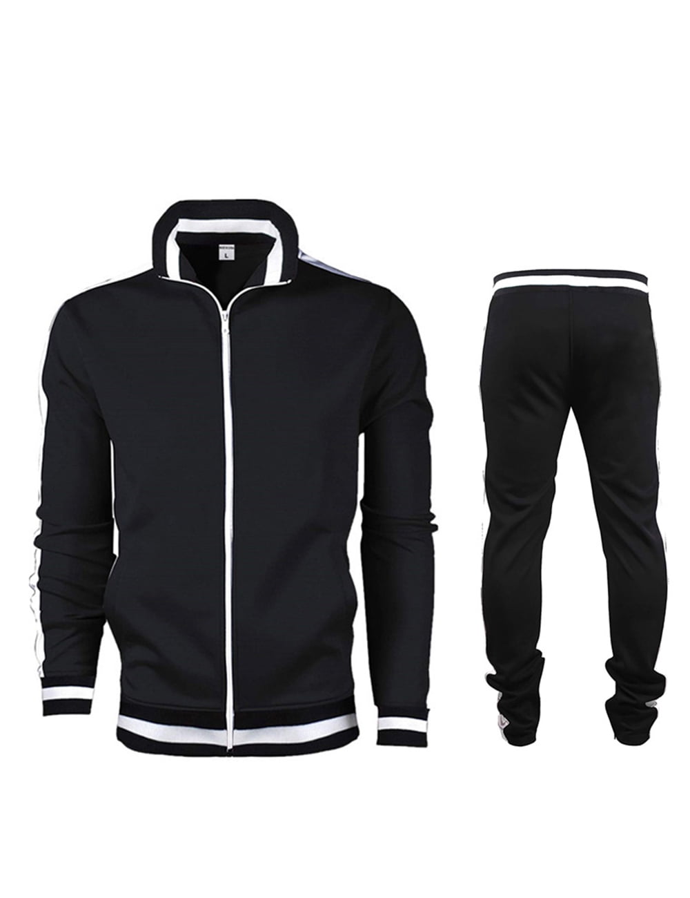 Ma&Baby Men Tracksuits 2 Piece Outfit Jogging Suits Set Casual Long ...