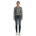 thumbnail image 2 of Self Esteem Juniors Plaid Button-Up Shirt, 2 of 5