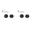 thumbnail image 1 of crativent Noise Isolate Ear Tips for Replacement Earbuds Cover Protective Earphone Earplugs For black L 2Set, 1 of 6