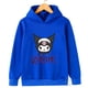 thumbnail image 3 of Sudadera con capucha de Hello Kitty Kuromi para niños de 3 a 14 años, sudadera kawaii para niños y niñas, jersey deportivo para exteriores para niños, 3 of 5