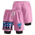 thumbnail image 3 of Jey Uso Yeet Sweatshorts Women Sport Pants Men's 2 in 1 Running Shorts Outdoor Sportwear, 3 of 4