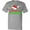 AC-Heather Grey, variant on Inktastic Auntie Claus with Christmas Santa Hat and Snowflakes T-Shirt