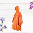 thumbnail image 4 of EeaseCA Multifunctional Raincoat Riding Outdoor Travel Camping Mat Raincoat for Man Woman (Orange), 4 of 7