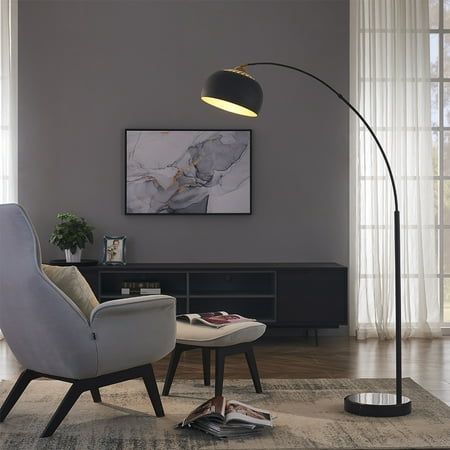 Rosen Garden Arc Floor Lamp Modern, Modern Arc Floor Lamps For Living Room