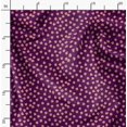 thumbnail image 2 of Soimoi Purple Crepe Silk Fabric Shells Ocean Print Fabric by the Yard 42 Inch Wide, 2 of 6