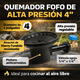 thumbnail image 2 of Quemador Fofo De Alta 4" Gas Negro Presion Alta, 2 of 7