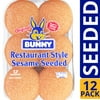 Bunny Restaurant Style Sesame Seeded Buns, 21 oz, 12 Count