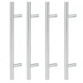 thumbnail image 4 of Neyseki 4pcs Stainless Steel T‑Bar Handle Furniture Hardware for Wardrobes Drawer Cabinet Sliding Doors, 4 of 8