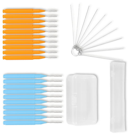 Shower Head Cleaner Brush Multi Size Nylon Bristle Anti Clogging Cleaning Brush with Independent Protective Cover