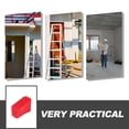 thumbnail image 3 of OULII Red Rubber Ladder Feet Pads 5Pcs for Extension Ladder Parts and Safety, 3 of 8