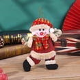 thumbnail image 3 of hirigin Christmas Hanging Doll, Plush Santa/ Elk/ Snowman/ Bear Shaped Decorative Supplies Photo Ornament, 3 of 8