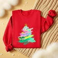 thumbnail image 5 of Frostluinai Oversized Sweatshirts for Women Christmas Long Sleeve Pullover Santa Cluas Crew Neck Sweat Shirts Loose Fit Sweatshirts, 5 of 5