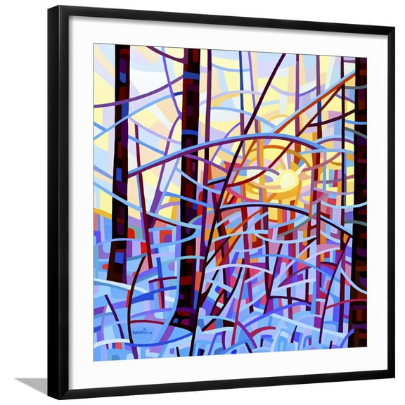 Art.com Sunrise Giclee Print by Mandy Budan, Black Frame Wall Art, 29" x 29"