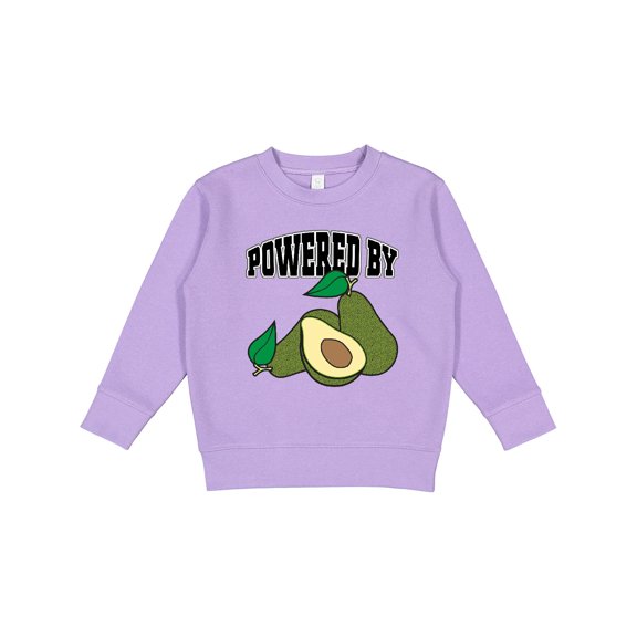 Inktastic Avocado Powered by Avocados Toddler Sweatshirt