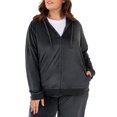 Athletic Works Women's Plus Size Velour Hoodie Jacket
