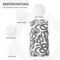 thumbnail image 3 of Honeii Hand Drawn Snake print basktball shirt for men and women, Unisex basketball jersey for Theme party-3X-Large, 3 of 6