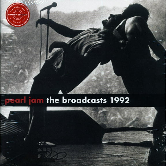 Pearl Jam 1992 BROADCASTS (CLEAR/RED SPLATTER VINYL) Records & LPs