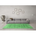 thumbnail image 3 of Ahgly Company Indoor Rectangle Persian Emerald Green Traditional Area Rugs, 7' x 10', 3 of 4
