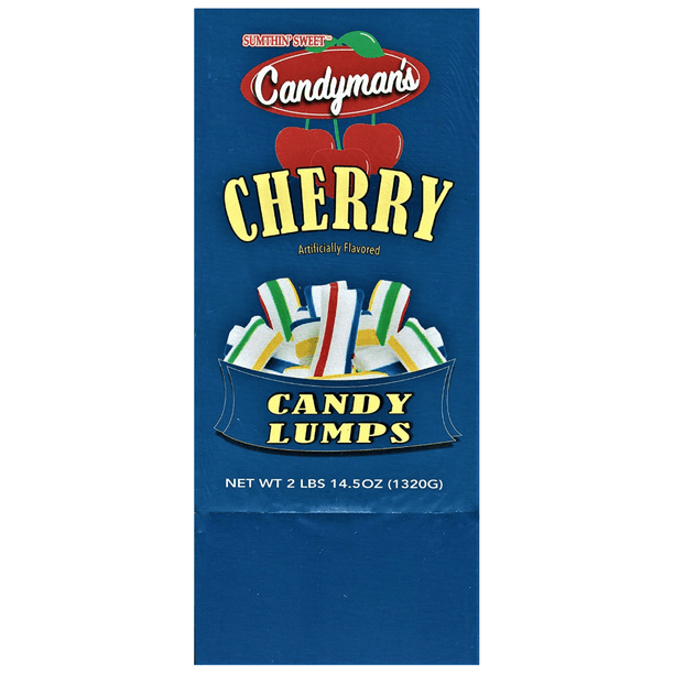 Candyman's Cherry Lumps 120 Count Display