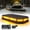 Amber, variant on Xprite 42 LED High-Visibility 14" Rooftop Strobe Light Bar Vehicle Safety Emergency Beacon, Magnetic Base, Weatherproof-Red，Blue