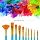 thumbnail image 5 of Pinceles Para Pintar Con Paletas Bandejas Niños Diy Pelo De Nailon Acuarela Pincel Pluma Herramienta De Dibujo Ligera Artista Escuela Hogar sonducket EL017852-03, 5 of 5