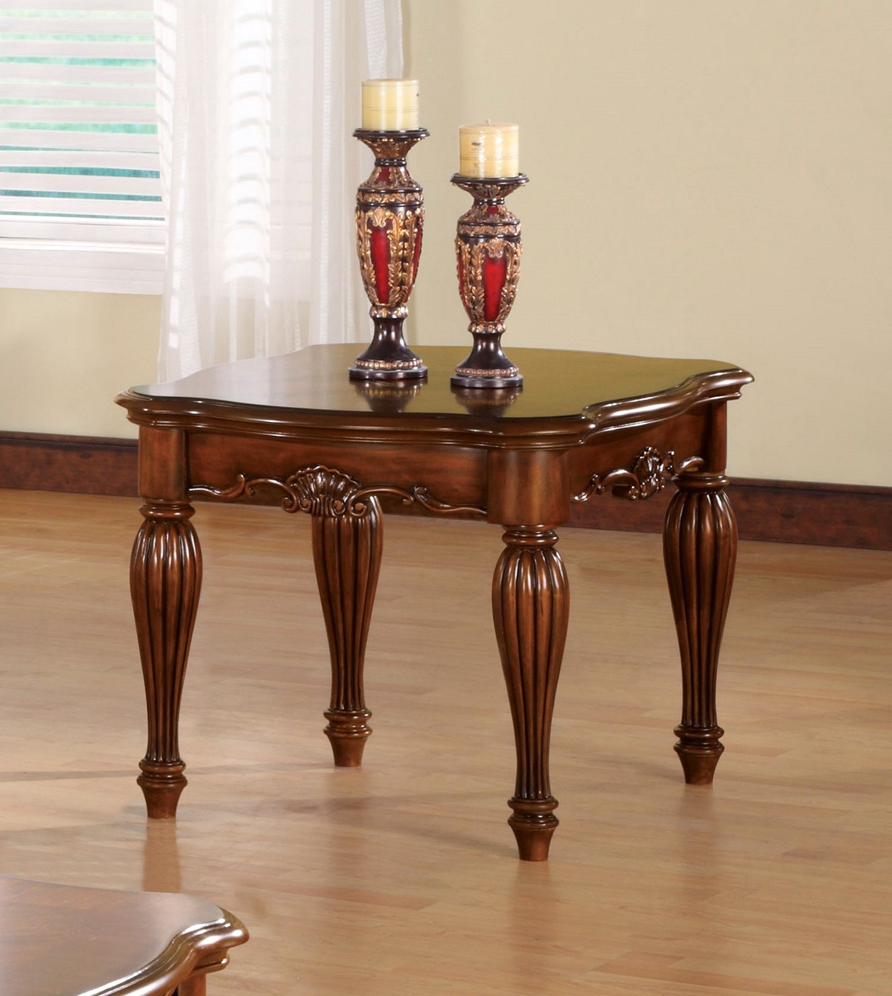 ACME Dreena End Table, Cherry - Walmart.com - Walmart.com