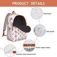 thumbnail image 5 of Crustacean Seafood Marine Ocean Travel Backpack – Lightweight Student Backpack with Nautical Beach Design, Comfortable Carrying, and Anti-theft Features for Daily Use and Short Trips, 5 of 5