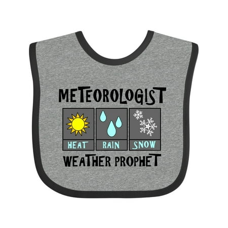 

Inktastic Meteorologist Weather Prophet Gift Baby Boy or Baby Girl Bib