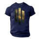thumbnail image 2 of Camisa Casual de Cuello de la Tripulación de la Impresión de la Selva de Manga Corta Top Ligero de Poliéster para los Hombres, Camiseta de Manga Corta para el Uso Diario de Primavera Verano, 2 of 9