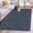Charcoal Black, Steel Blue, variant on Runner Rug 2 x 6 Ft, Navy Blue Plaid Washable Non-Slip Floor Mat for Kitchen Hallway/Entryway, Farmhouse Buffalo Checkered Gingham Long Kitchen Runner Area Rugs for Living Room, Low-Profile