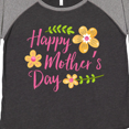 thumbnail image 4 of Inktastic Happy Mothers Day with Flowers Women's Plus Size T-Shirt, 4 of 5