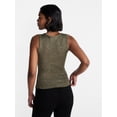 thumbnail image 2 of No Boundaries Sequin Sweater Tank Top, Women's and Women's Plus XXS-4X, 2 of 4