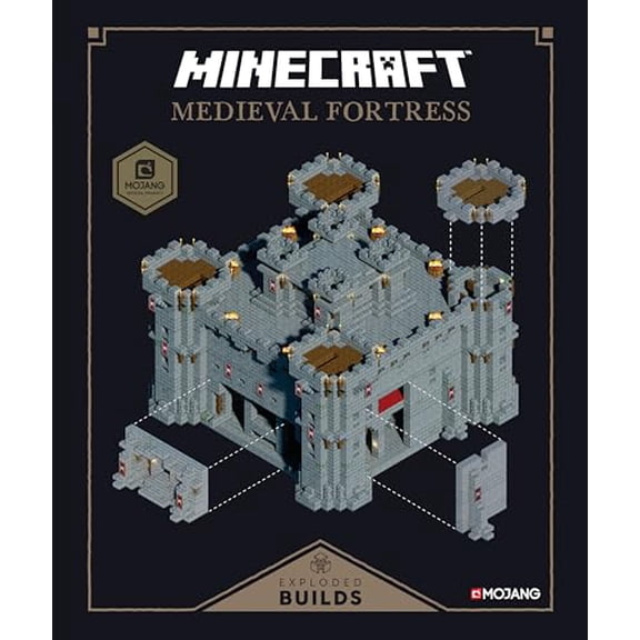 Pre-Owned Minecraft: Exploded Builds: Medieval Fortress: An Official Mojang Book, 9781984820174, 1984820176, Paperback, NO-VALUE edition
